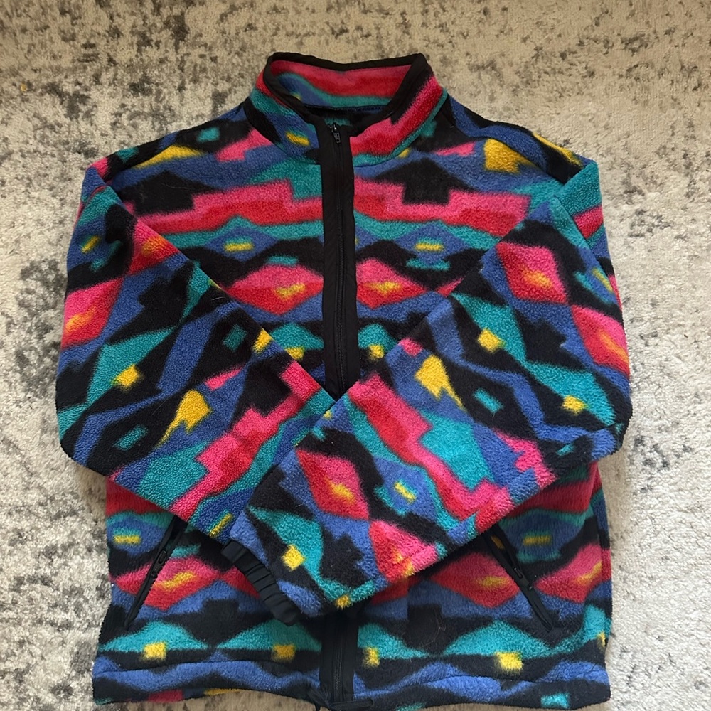 Colorful Geometric Pattern Men's Sweater
